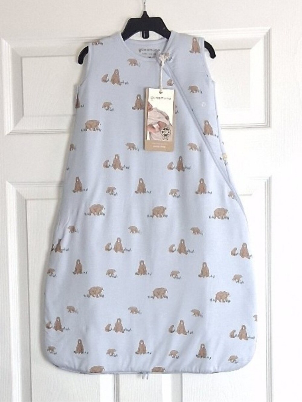 Gunamuna 3-9M 2.5 TOG Light Blue Brown Bear Sleep Bag